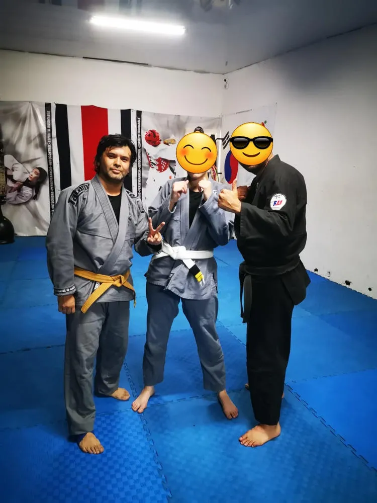 Tatami Fightwear Estilo Black Label kimono BJJ blu 550 gsm