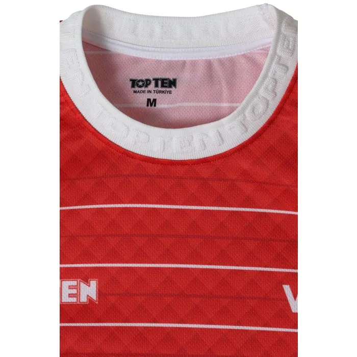 TOP TEN WAKO t-shirt kickboxing poliestere