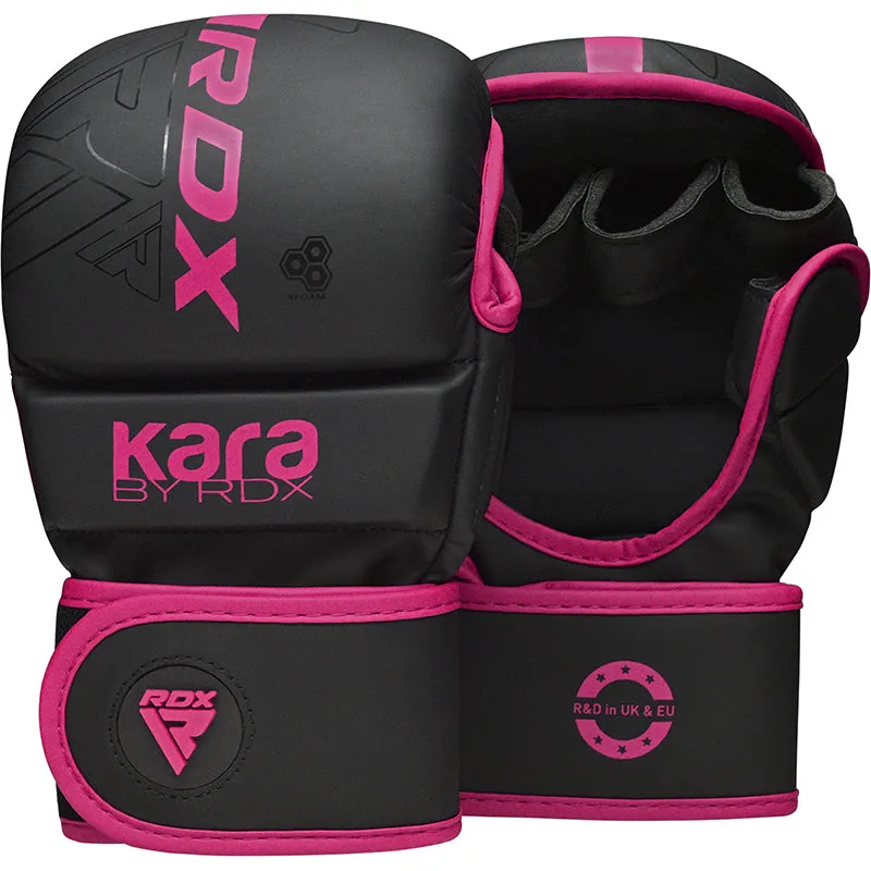 RDX F6 Kara guanti MMA sparring pelle 7oz