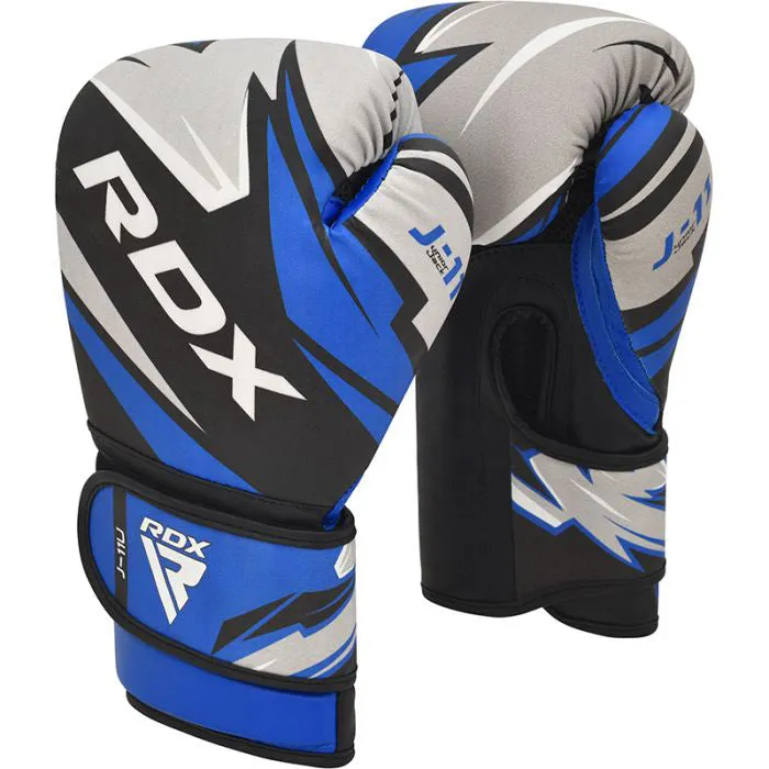 RDX J11 Guanti da Boxe Bambini 6 oz Rossi Resistenti