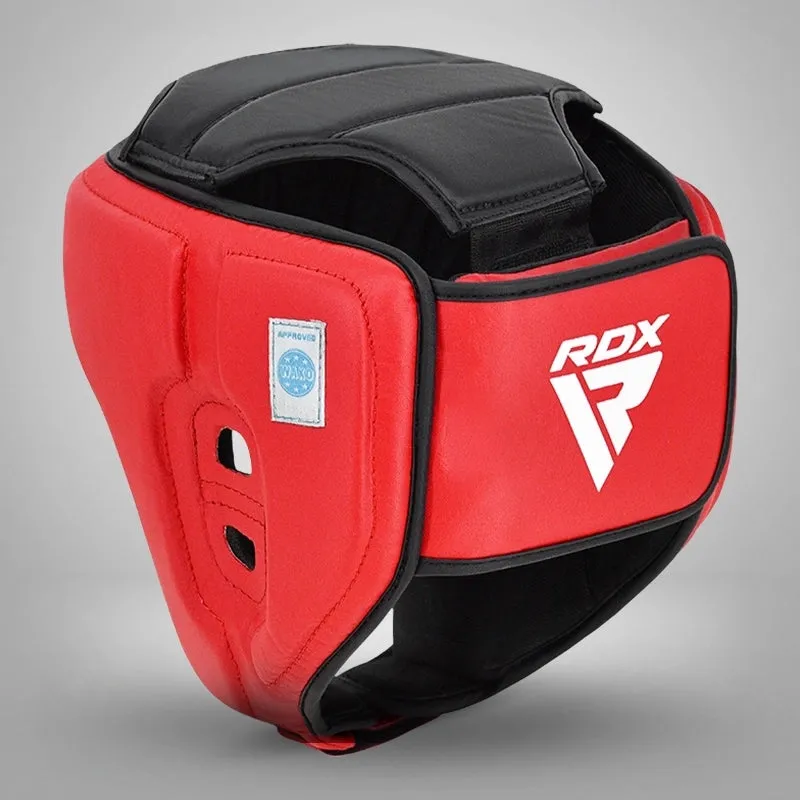 RDX T1 casco boxe WAKO pelle PU