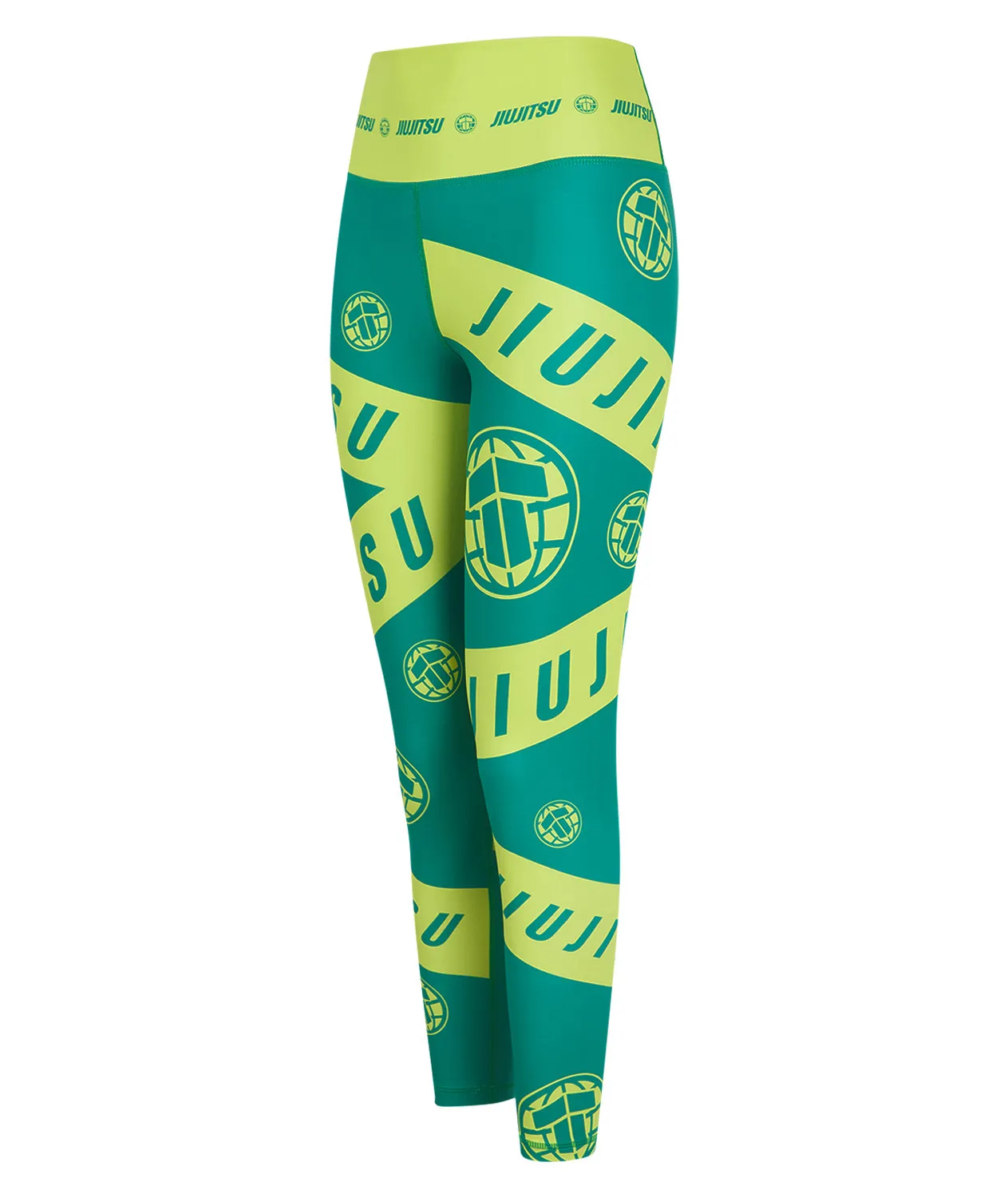 Tatami Helena Taped Leggings Donna Verde Giallo Elasticizzati