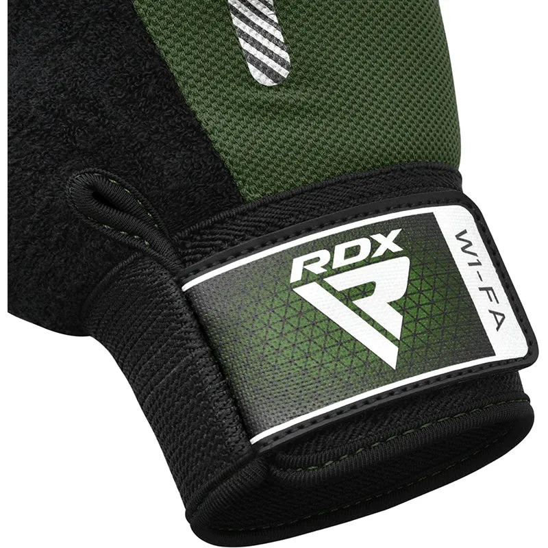 RDX W1 Guanti Palestra Dita Intere silicone grip