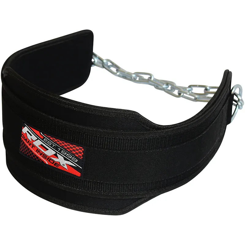 RDX 6DP Cintura Zavorra Nera con Catena