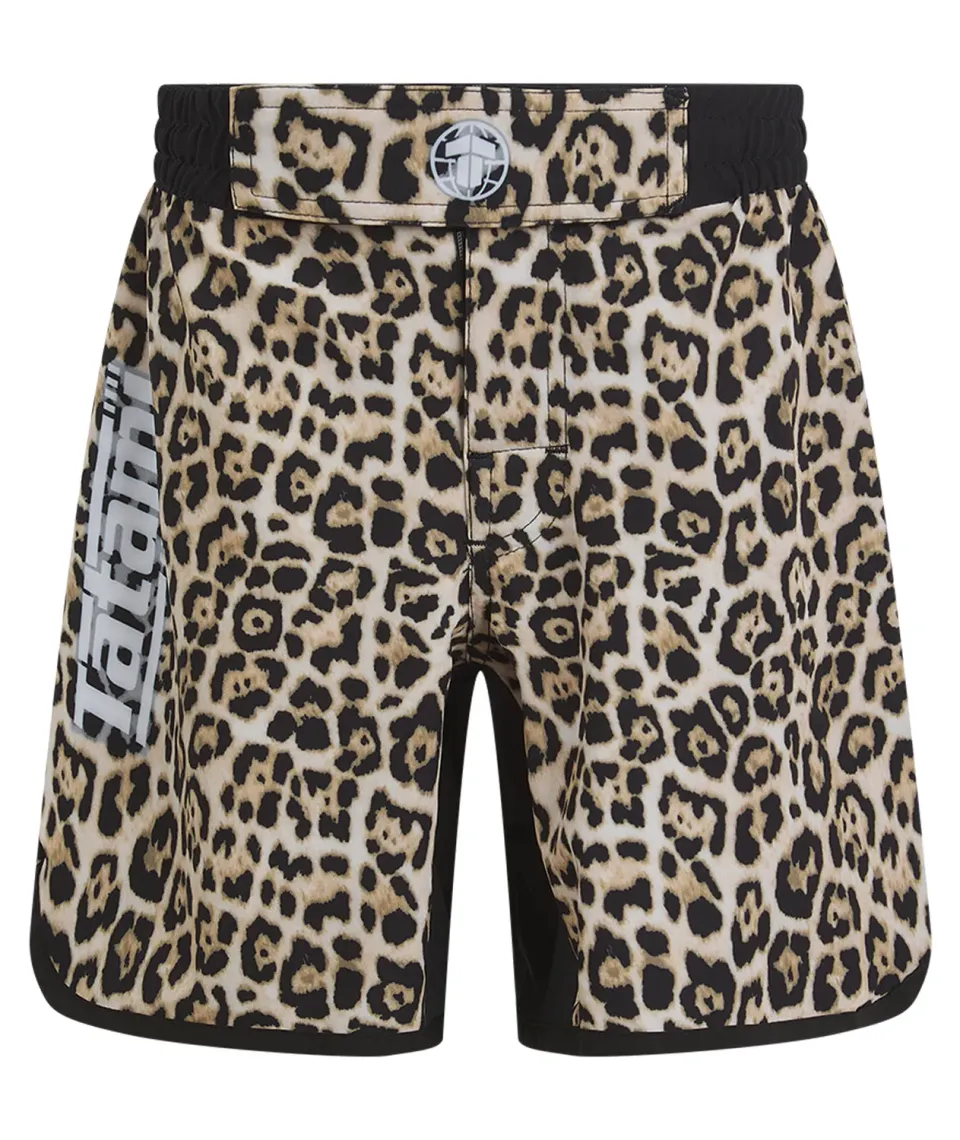 Tatami Recharged shorts grappling bambino leopardato elastico