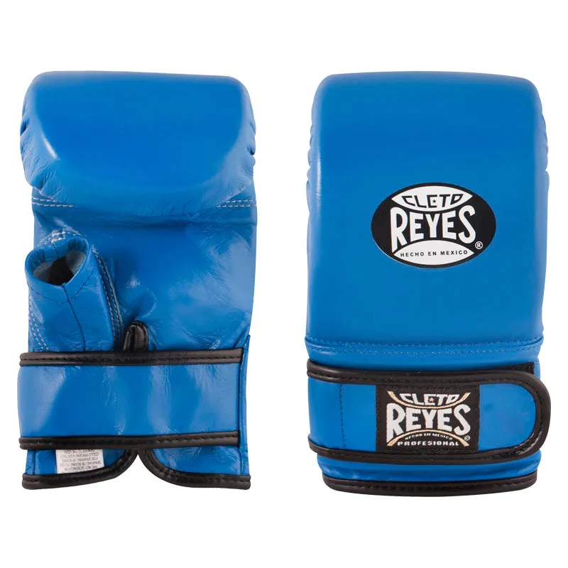 Cleto Reyes Guanti Sacco Pelle Velcro Rossi