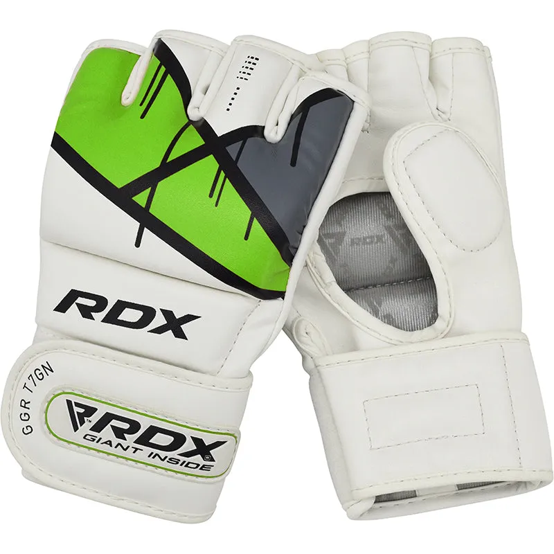 RDX T7 Ego Guanti MMA Grappling Pelle Resistente