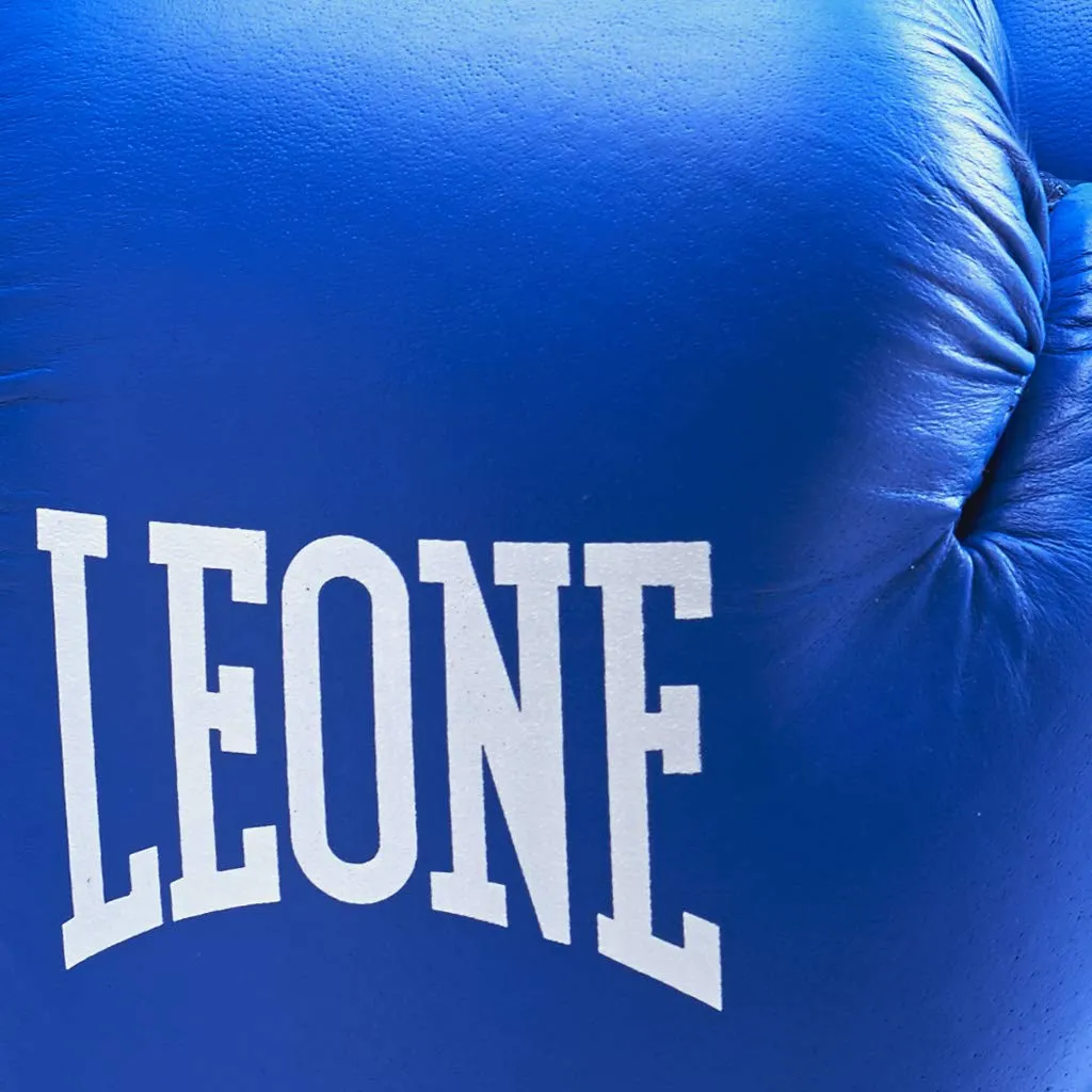 Leone1947 Contest GN010 guantoni boxe blu 10 oz pelle