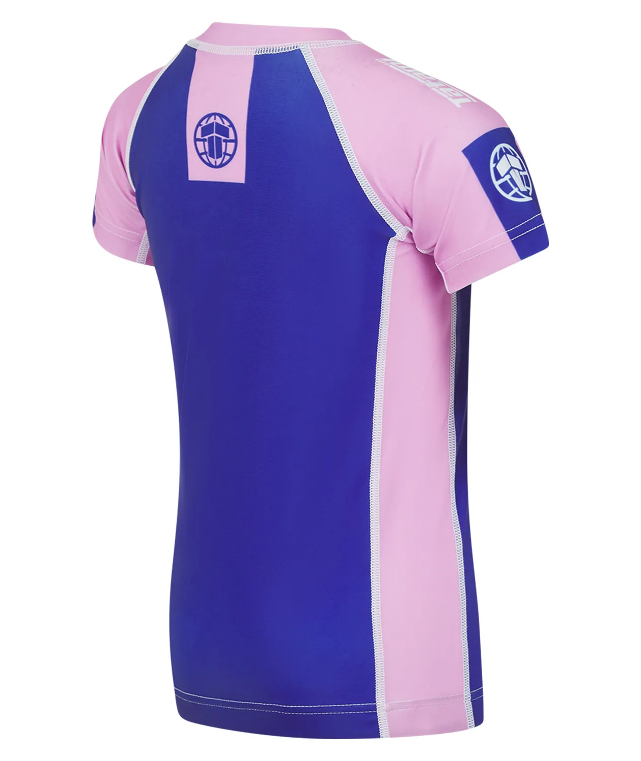 Tatami Contrast rashguard bambino navy rosa corte