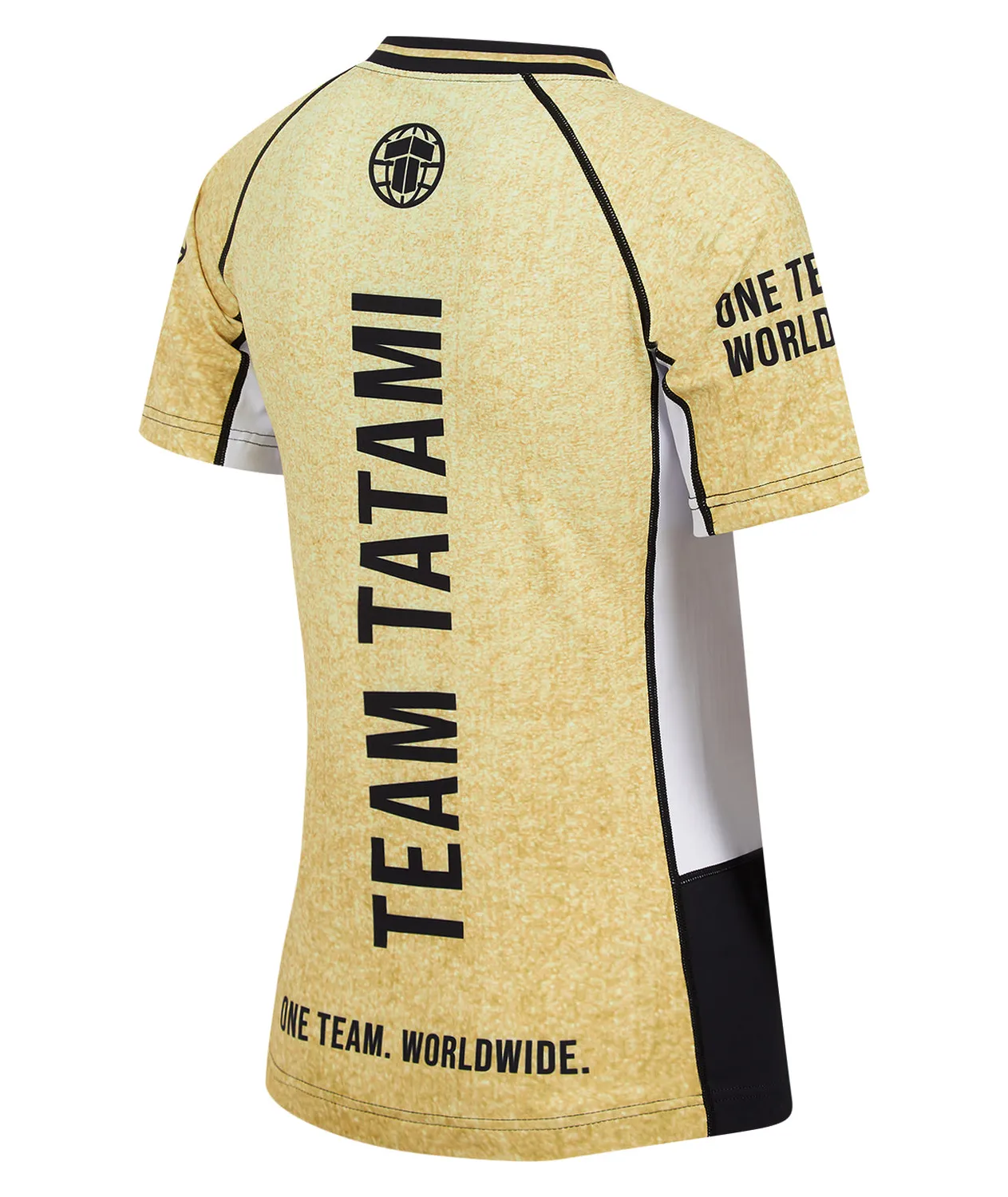 Tatami Team rash guard donna maniche corte oro