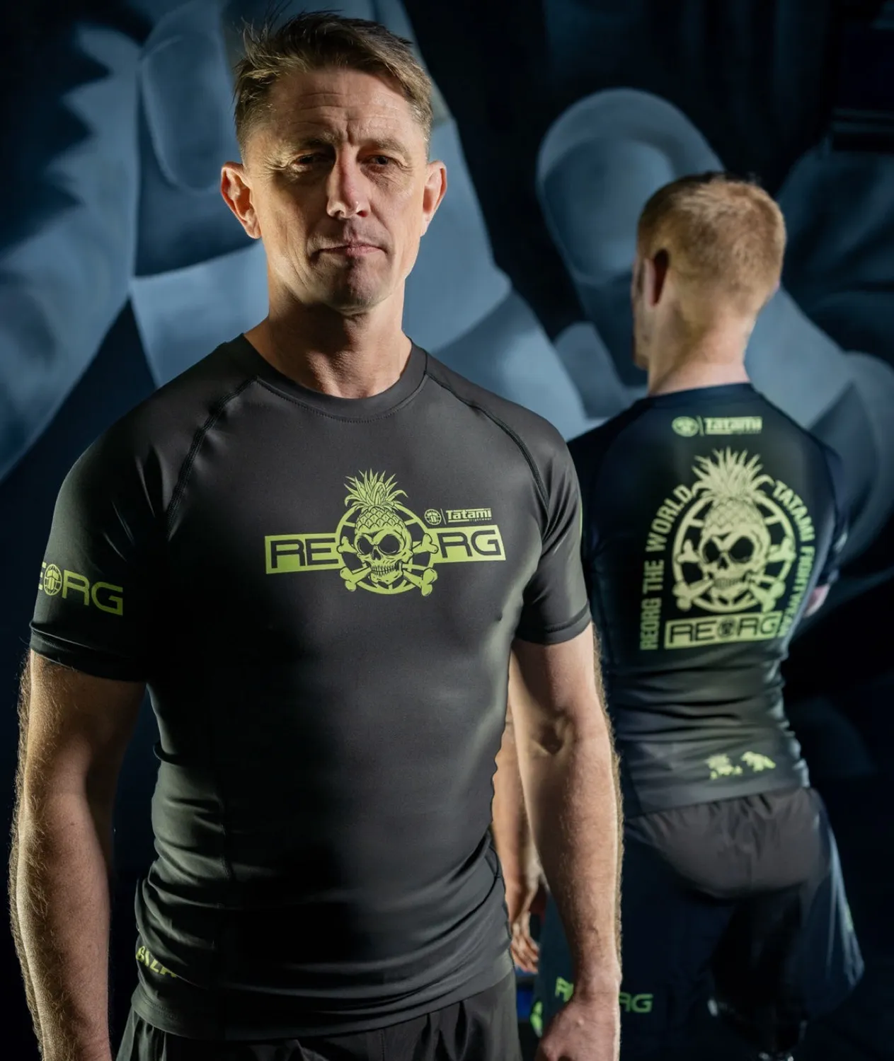 Tatami Reorg The World Rash Guard Nero Verde Neon Leggera