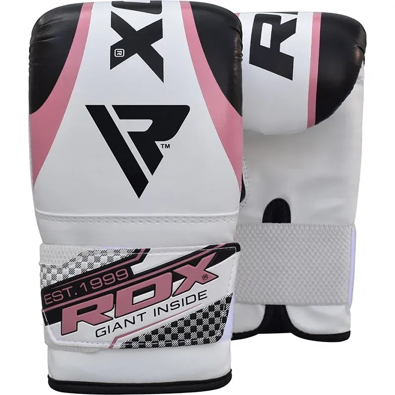 RDX 1P Guanti Sacco Boxe Rosa Maya Hide