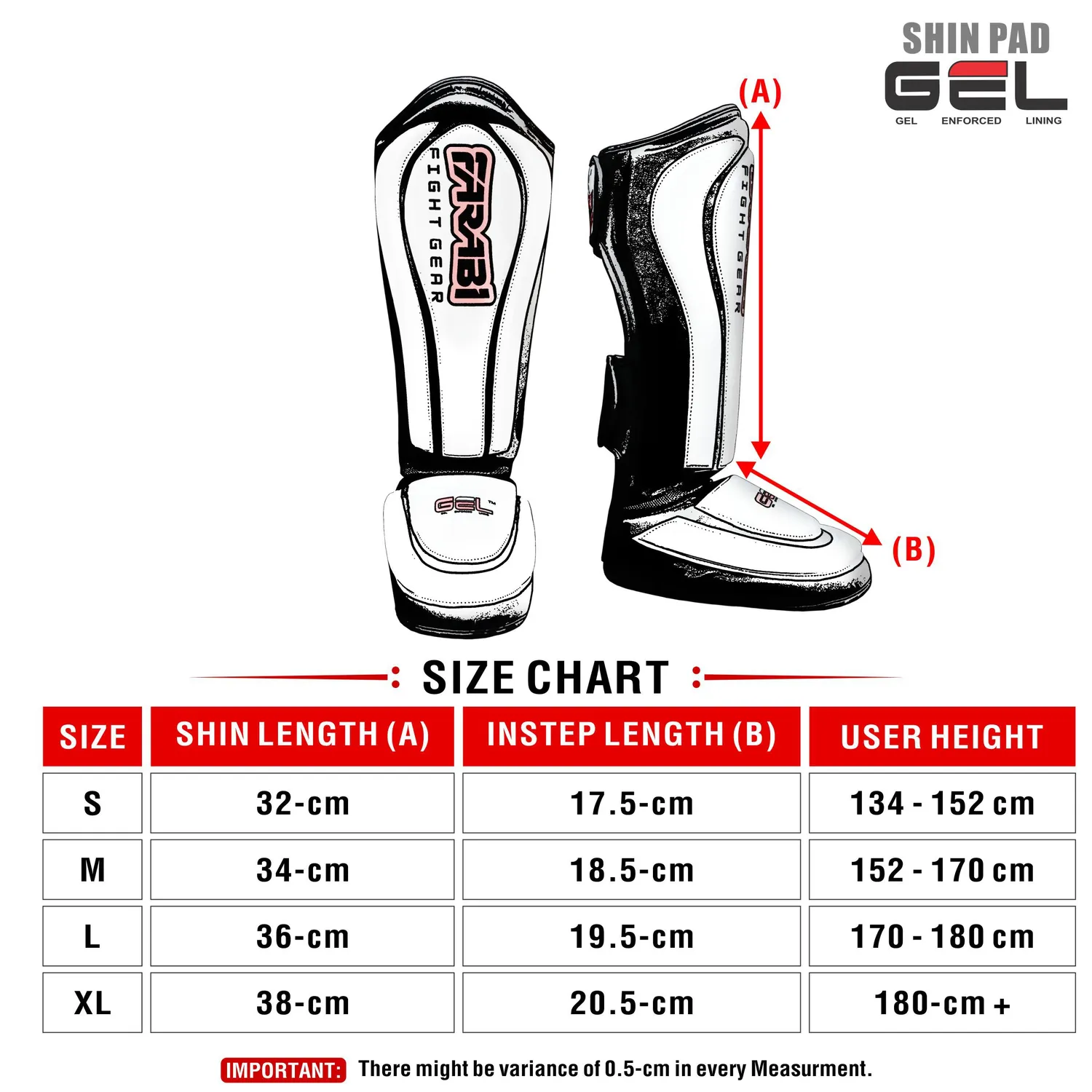 Farabi Quad Curve Parastinchi MMA Gel collo piede