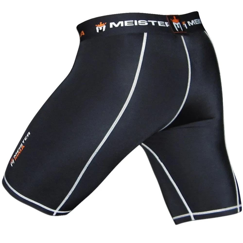 Meister Pantaloncini Compressione MMA Conchiglia Nero S