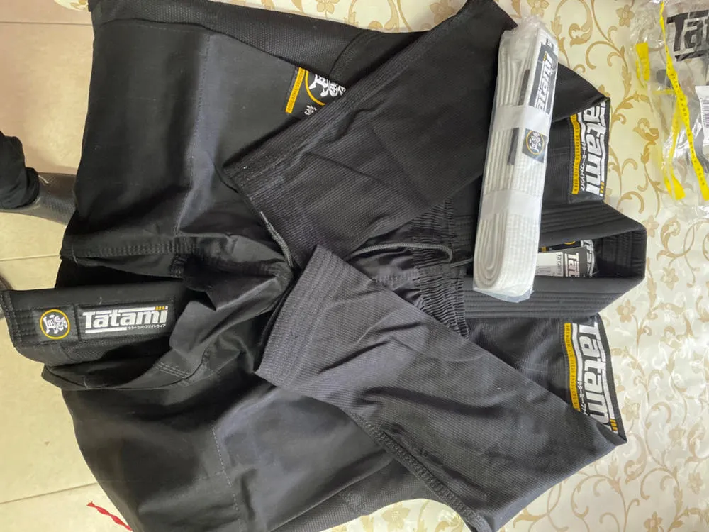 Tatami Nova Absolute kimono BJJ bambino nero leggero