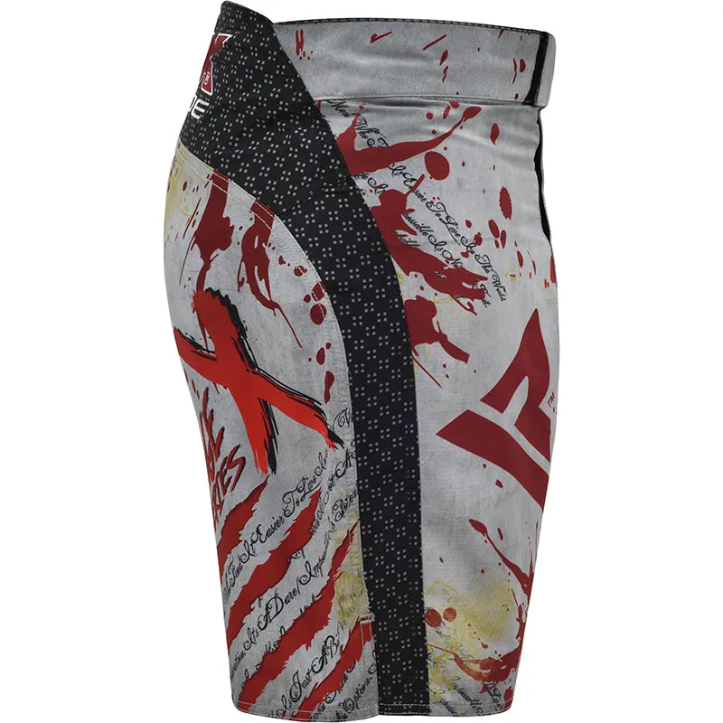 RDX R3 Revenge Pantaloncini MMA Rossi Traspiranti