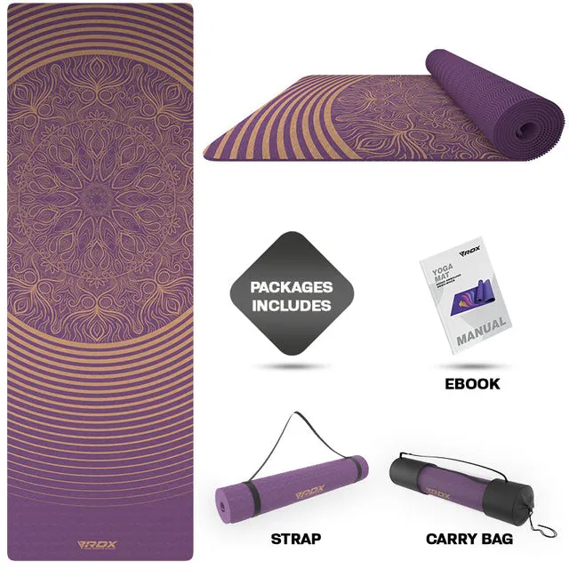 RDX D3 Tappetino Yoga TPE 6 mm Antiscivolo 183 cm