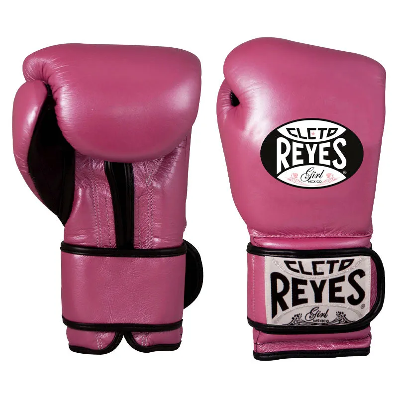 Cleto Reyes Girl guanti boxe 14 oz velcro pelle