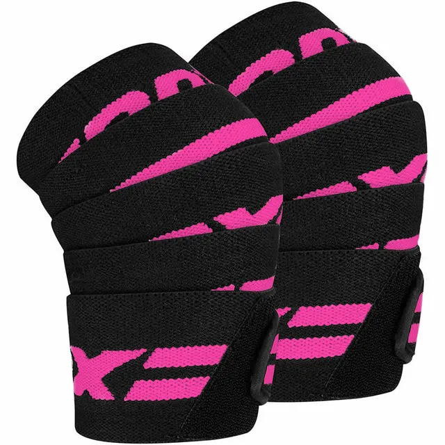 RDX K2 Ginocchiere Palestra Gel Nero