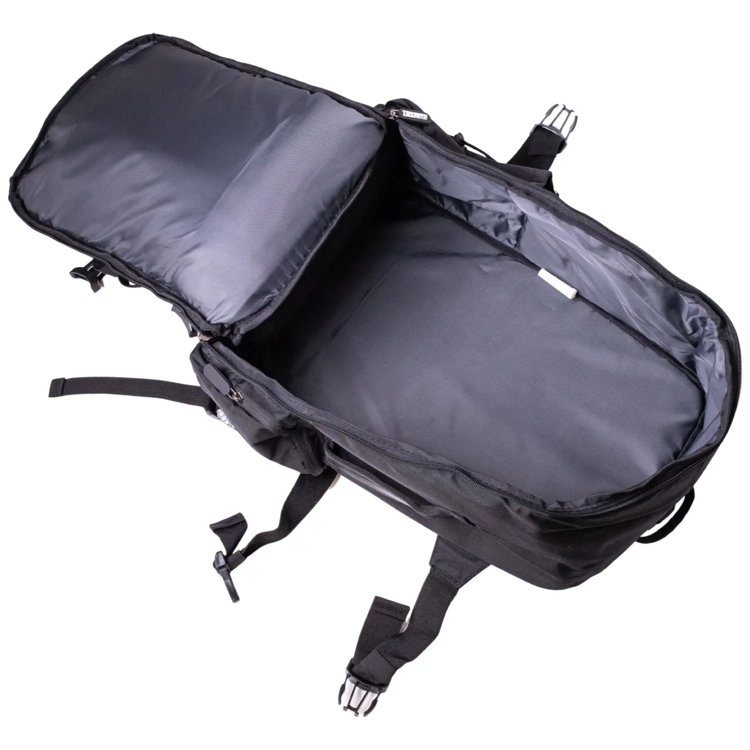 Tatami Reorg Omega zaino nero 50L idrorepellente