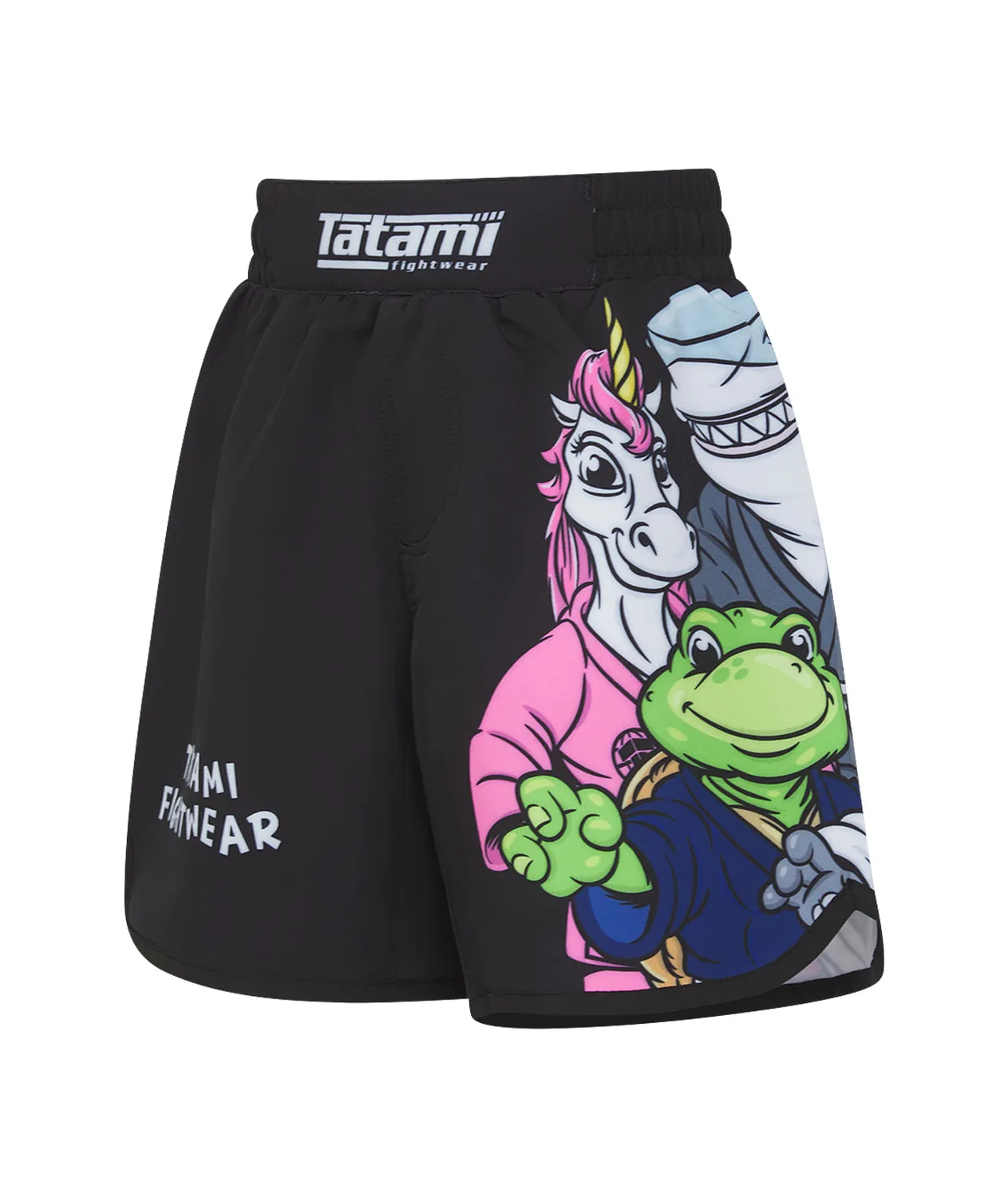 Tatami Fightwear Mini Grapplers Kids shorts grappling neri eco