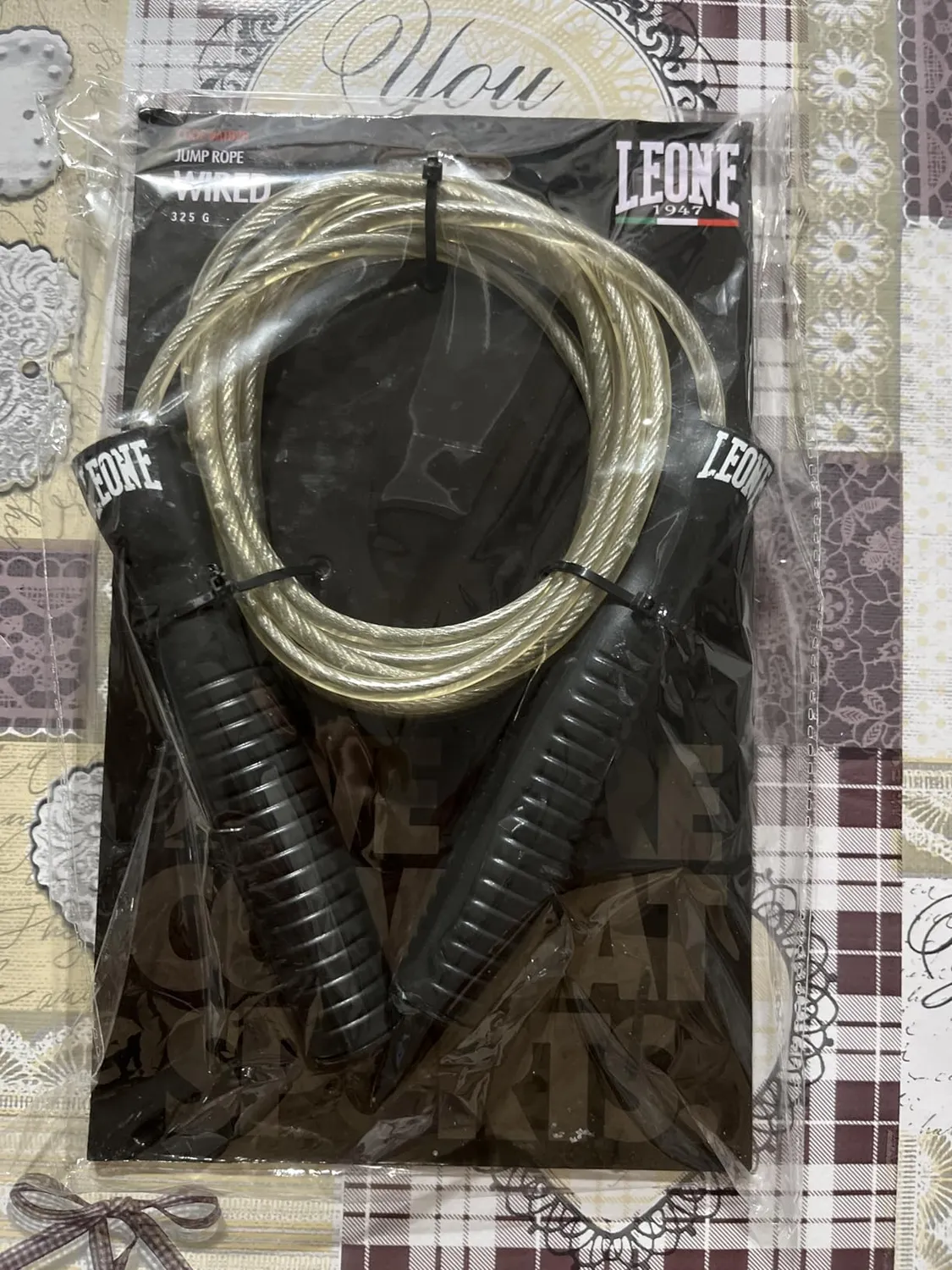 Leone1947 AT828 Corda Salto Nylon Bianca 7 mm