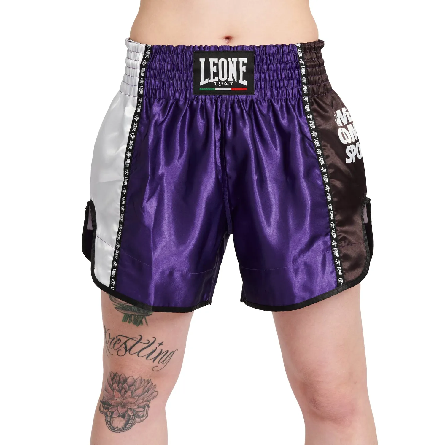 Leone 1947 Training Pantaloncino Kick Thai Satin Leggero