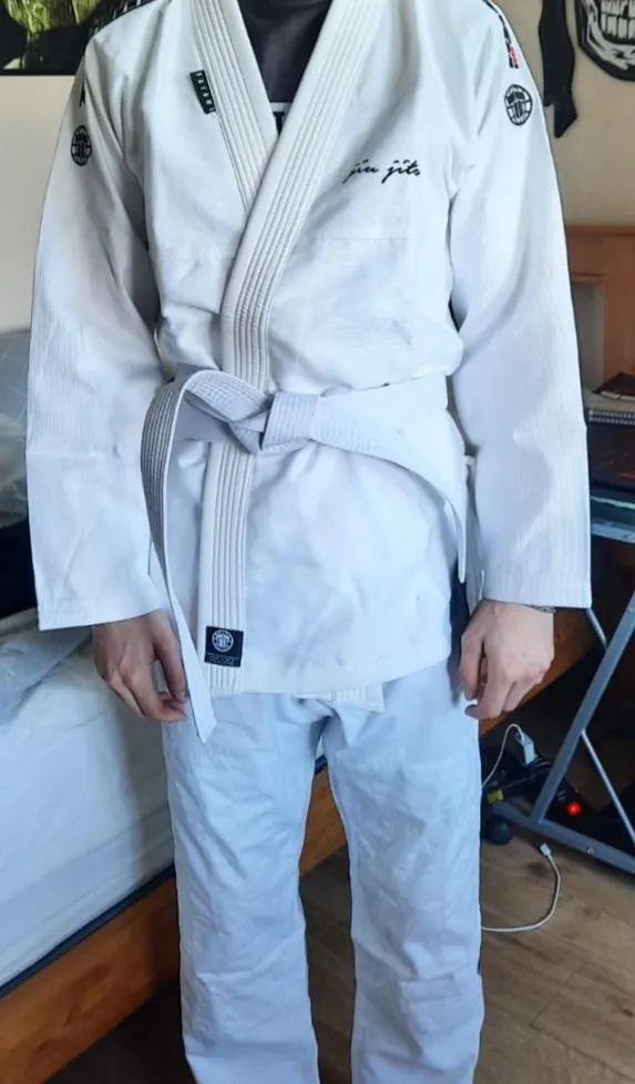 Tatami Elements Superlite kimono bianco leggero