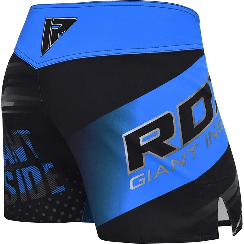 RDX R10 Blaze pantaloncini MMA microfibra rossi