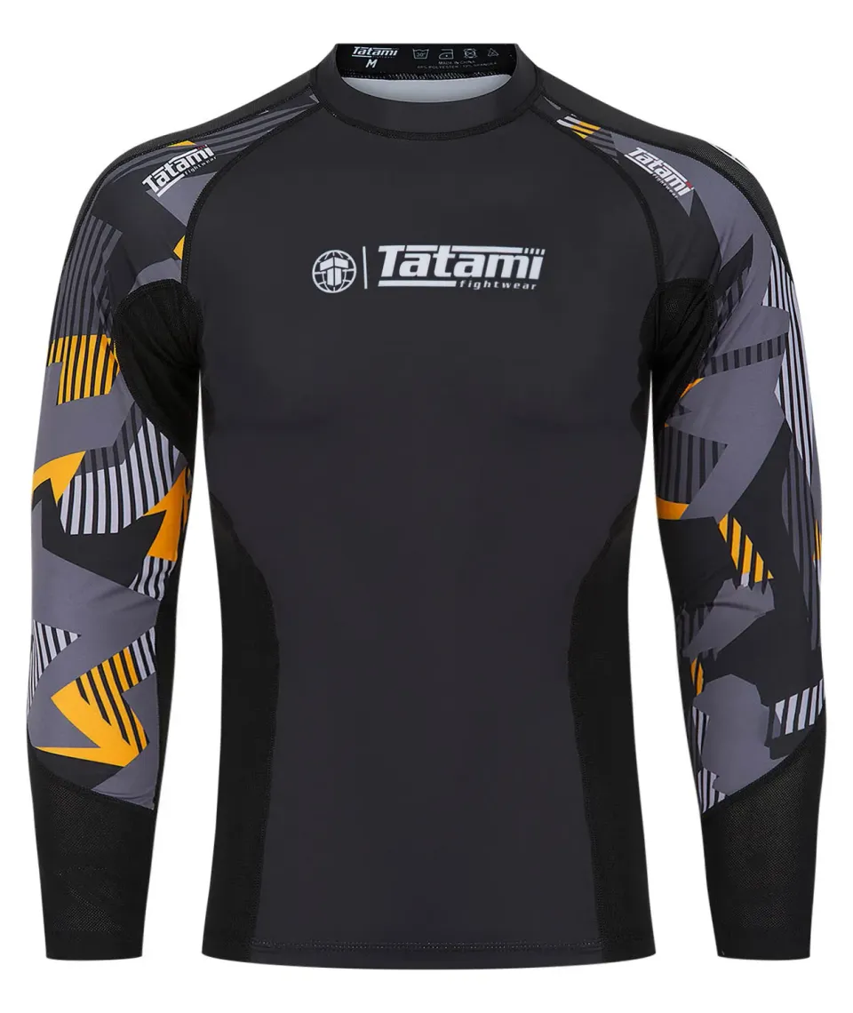 Tatami Fightwear Technical Rash Guard Maniche Lunghe Arancione