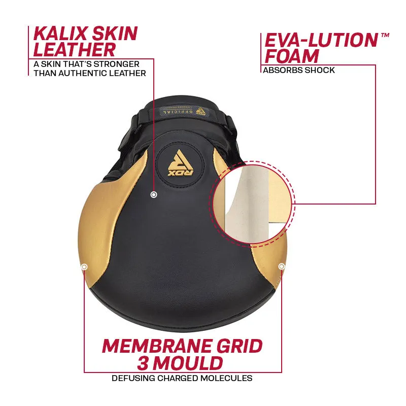 RDX T13 Focus Pad Pugilato Nero Oro Resistente