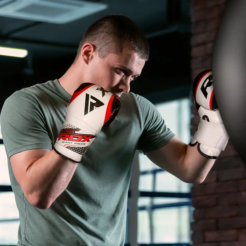 RDX 1R guantoni sacco boxe 4oz rossi