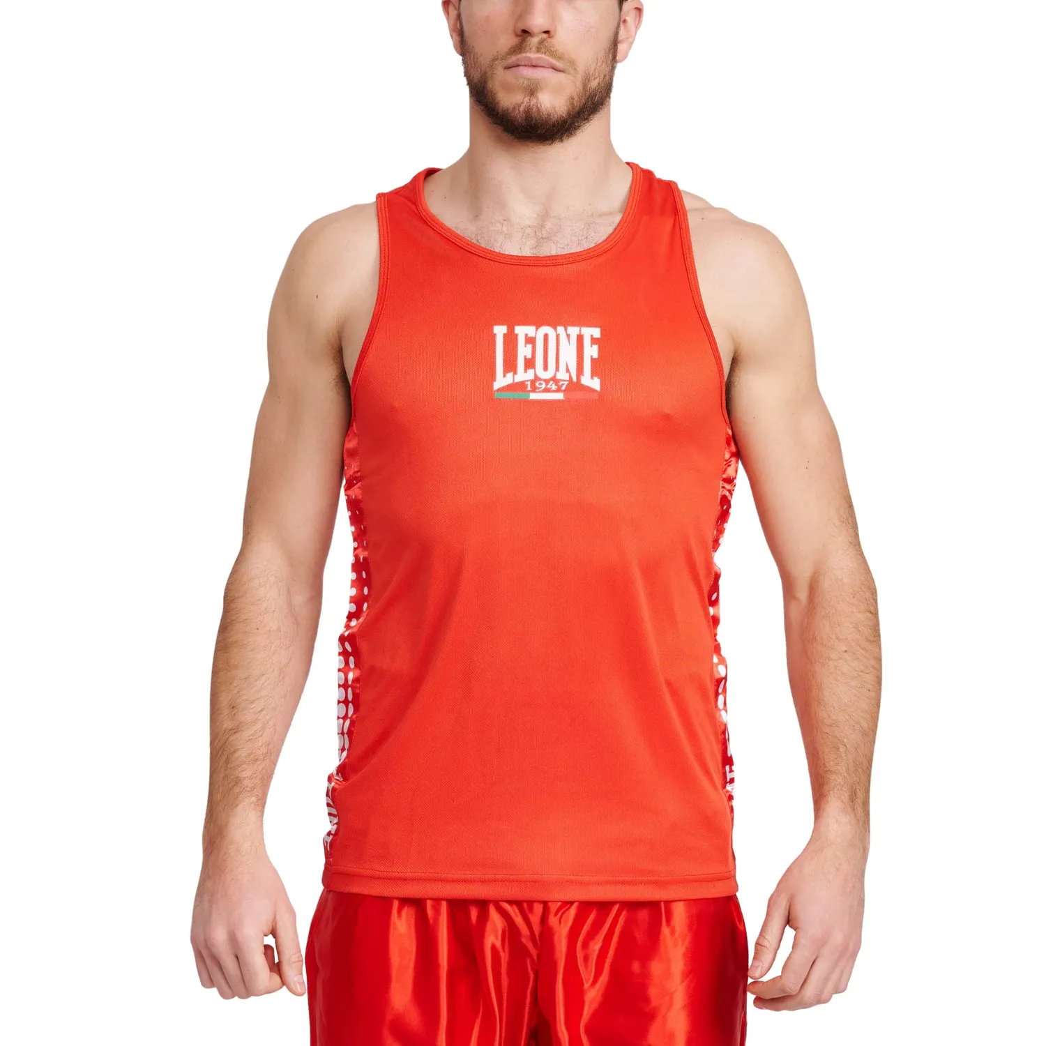 Leone 1947 canottiera boxe poliestere traspirante