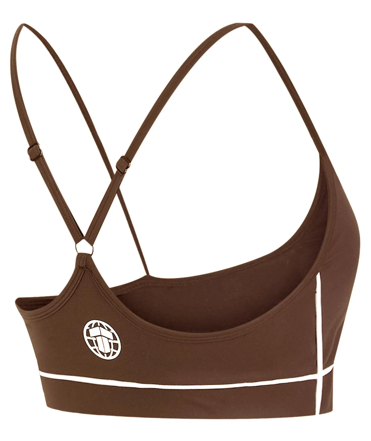 Tatami Contour reggiseno sportivo donna marrone spalline regolabili
