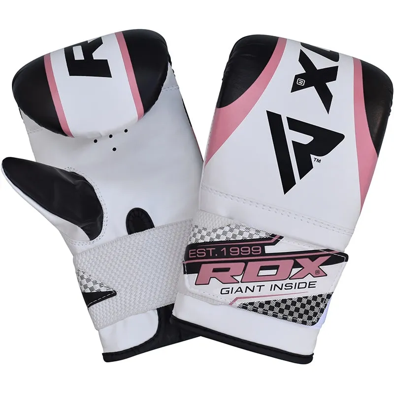 RDX 1P Guanti Sacco Boxe Rosa Maya Hide