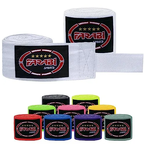 Farabi fasce boxe 380 cm elastiche traspiranti