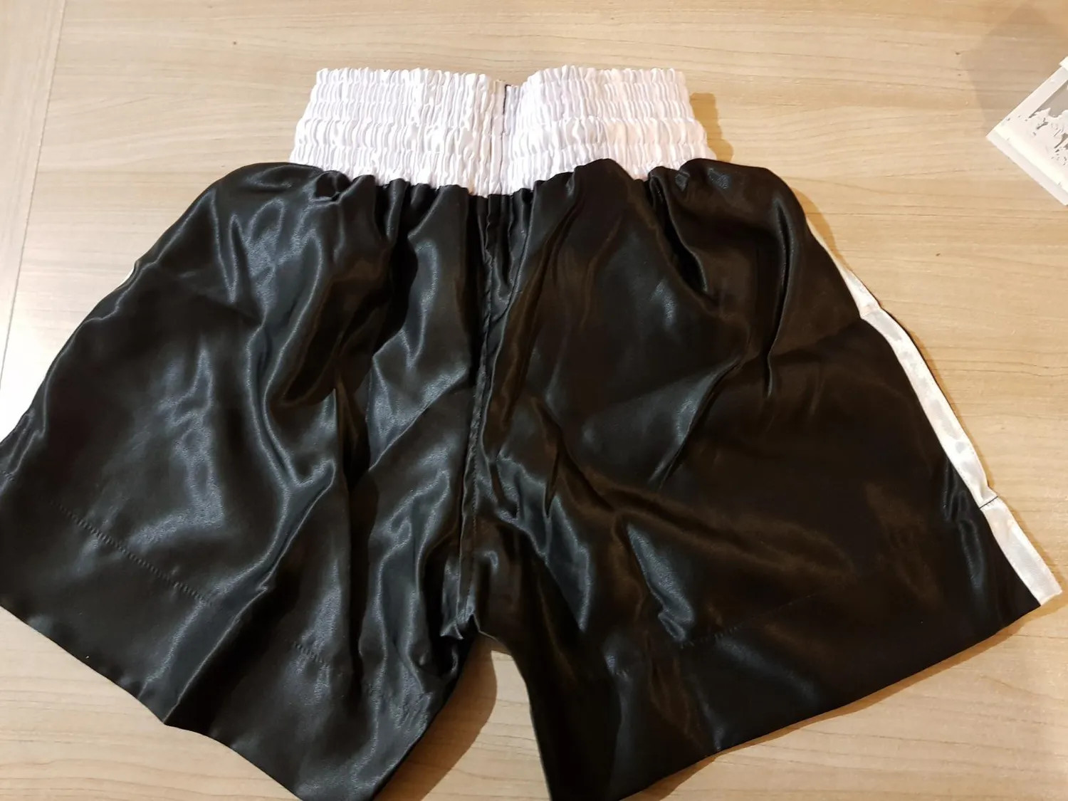 Farabi Pro pantaloncini boxe kickboxing neri 2XS satin