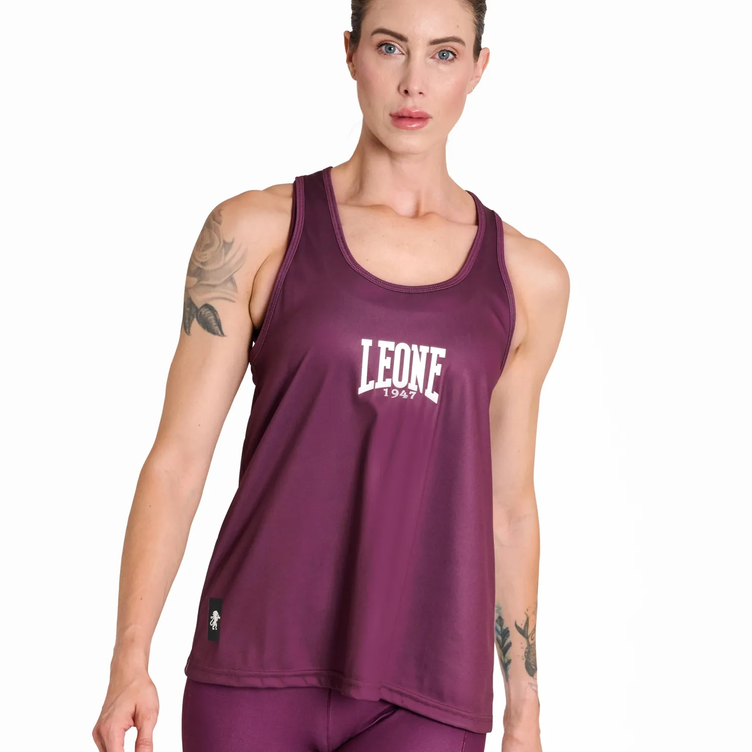 Leone 1947 Combat Club ABX520 canotta donna rosso M