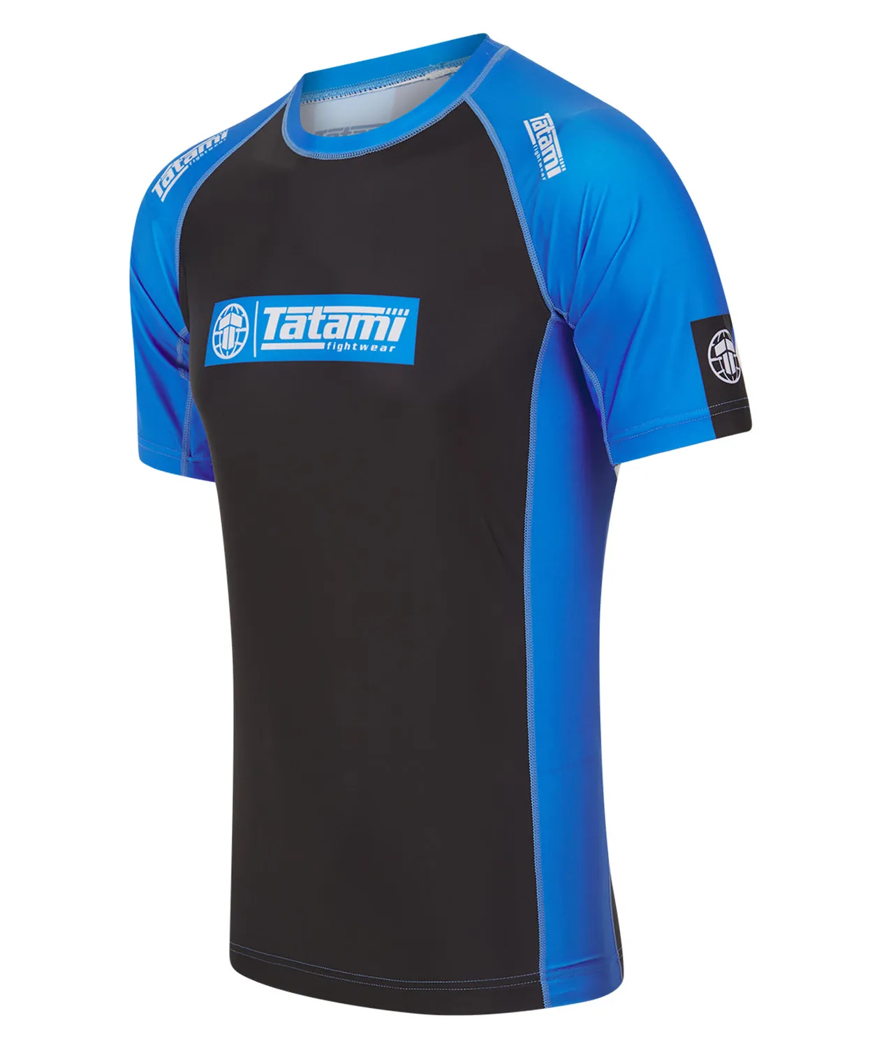 Tatami Fightwear IBJJF Ranked rash guard maniche corte blu