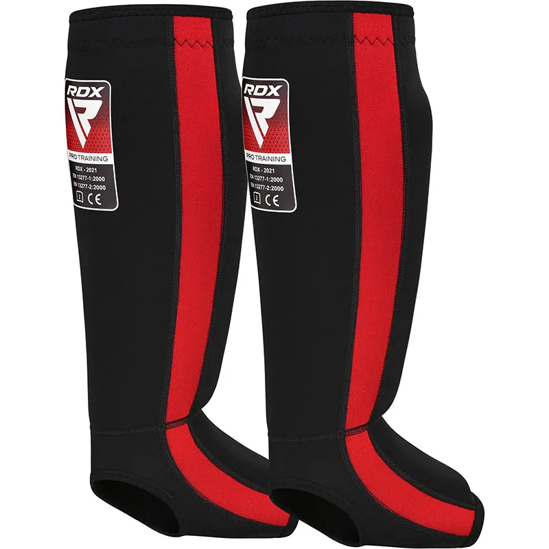 RDX T6 Parastinchi Neoprene Rossi Protezione MMA