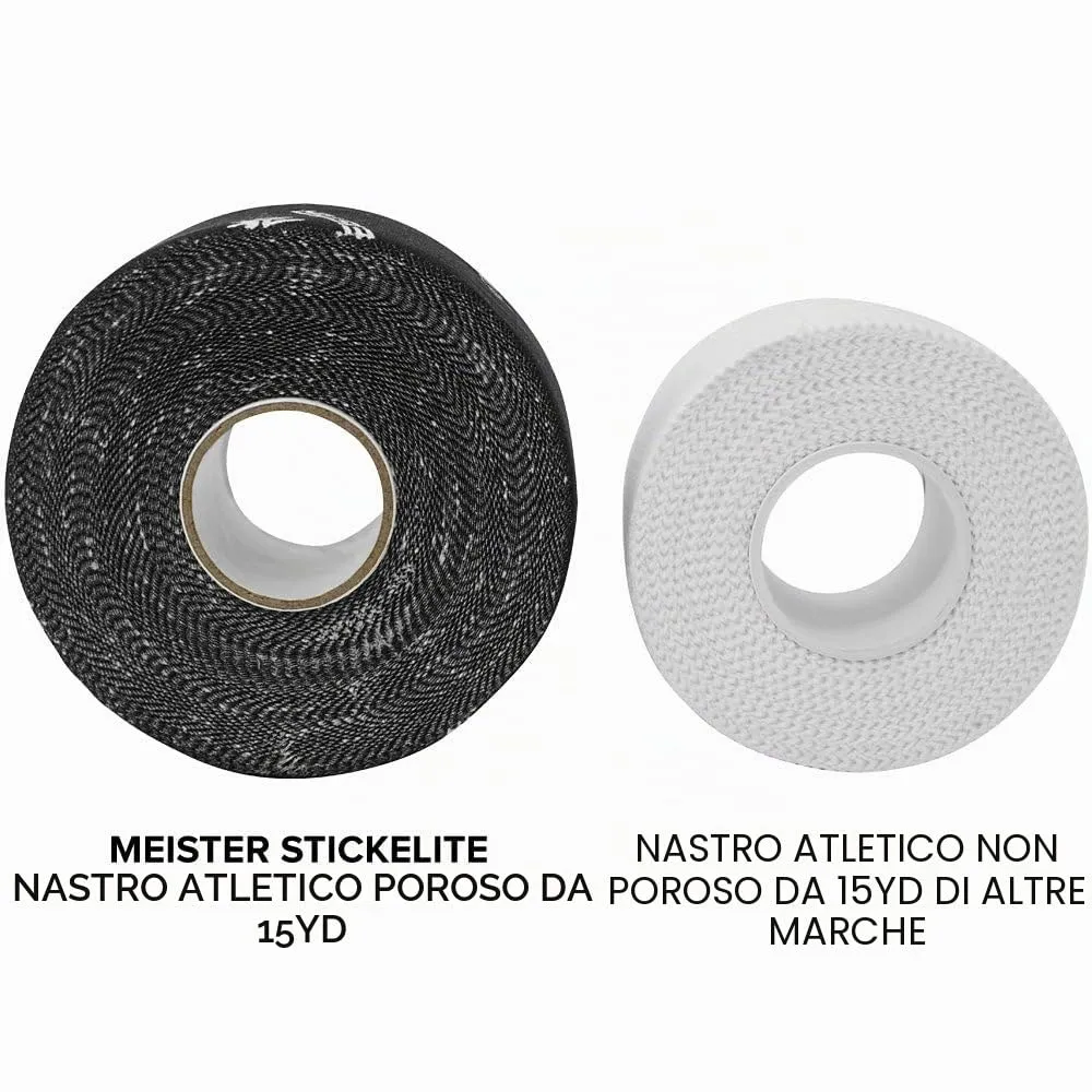 Meister StickElite Nastro Sportivo Nero 1 Rotolo Rigido