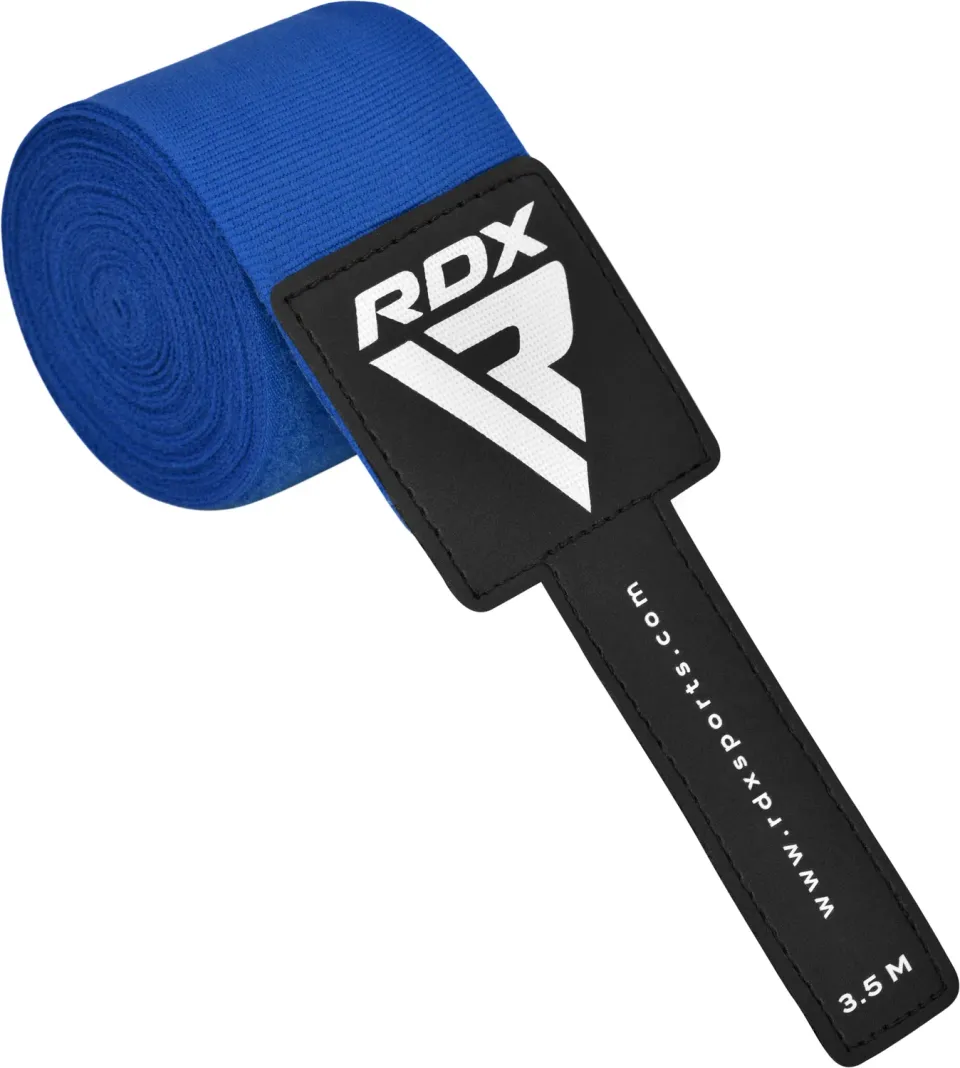 RDX IBA Fasce Boxe Blu 4,5m Cotone Omologate