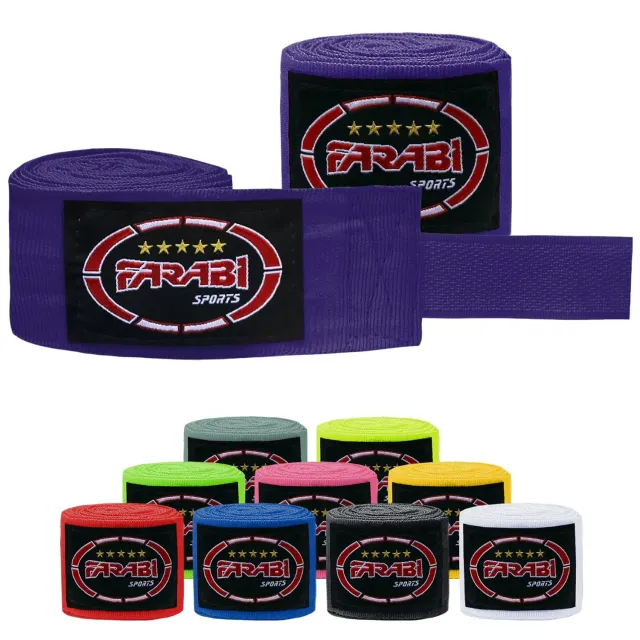 Farabi fasce boxe 4,5 m viola poliestere elastiche