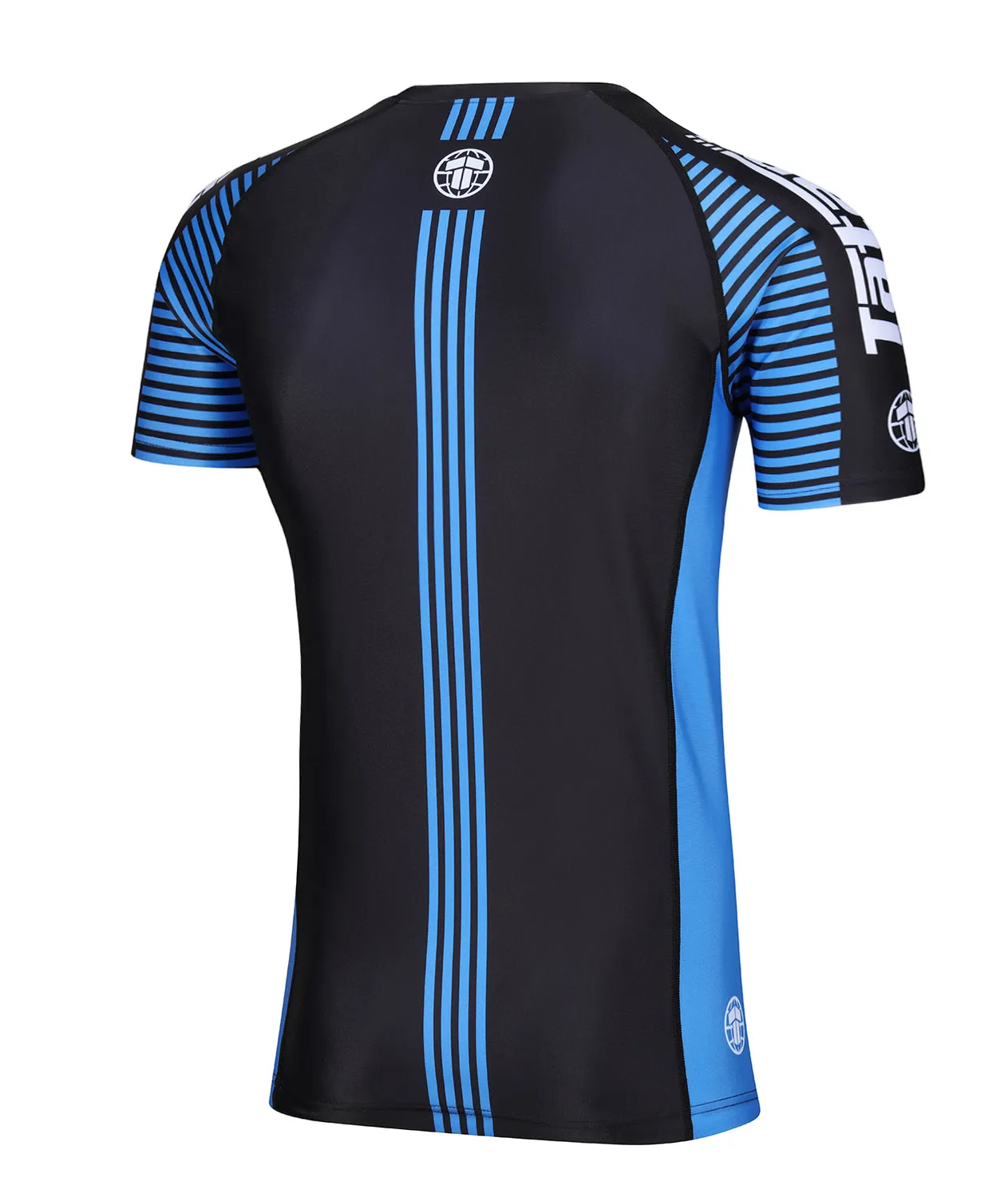 Tatami IBJJF Ranked Rash Guard Blu Manica Corta Leggera