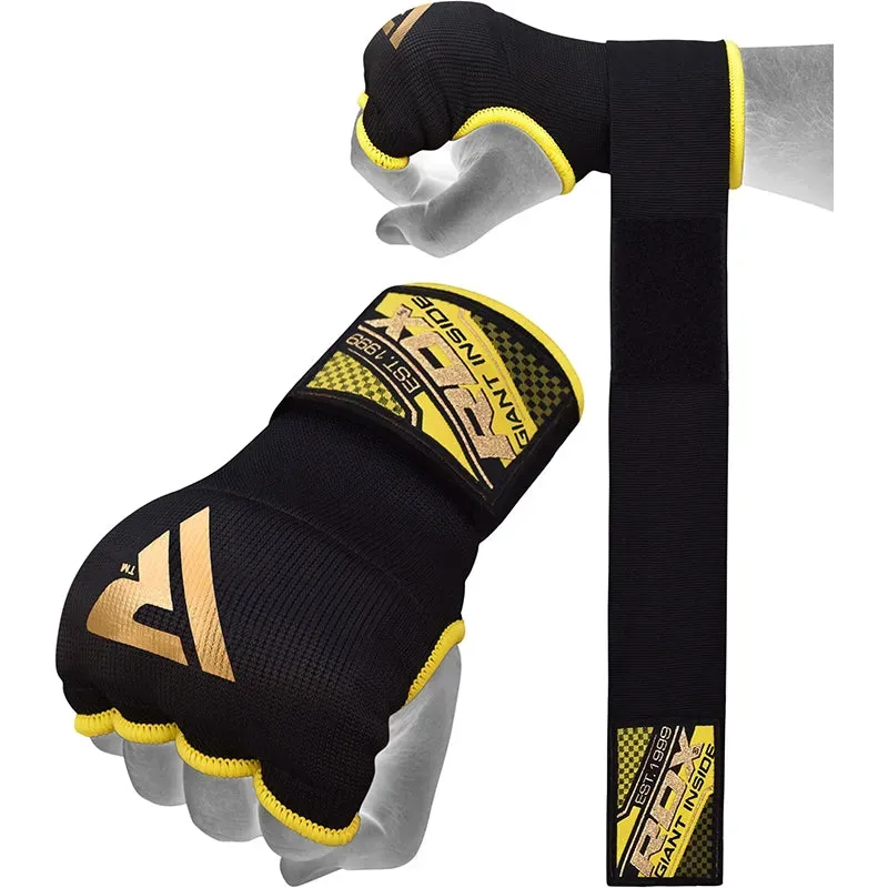 RDX 75cm sottoguanti boxe gel polso rossi