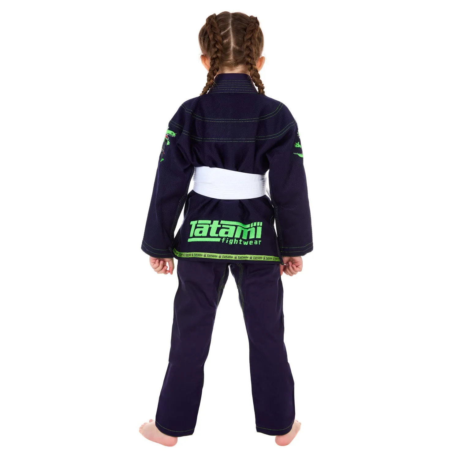 Tatami Meerkatsu Kids Animal kimono BJJ navy bimbo con cintura