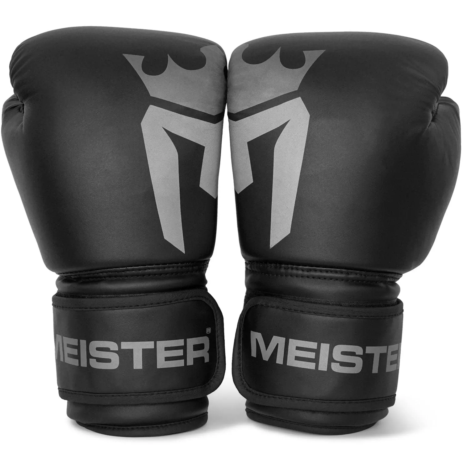 Meister Critical guanti boxe 12 oz nero opaco alta densità