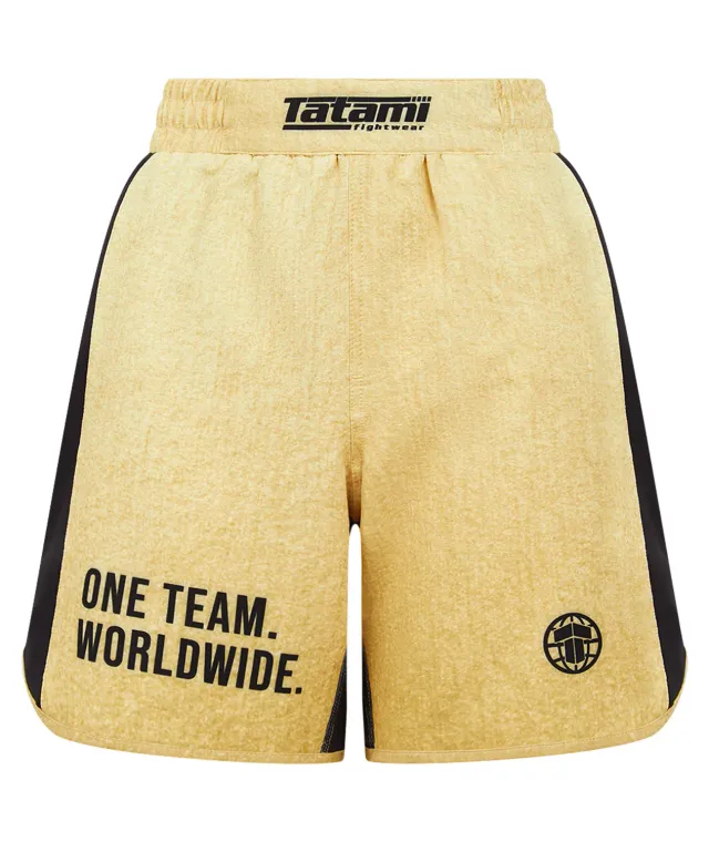 Team Tatami Kids Shorts grappling bambino oro riciclati
