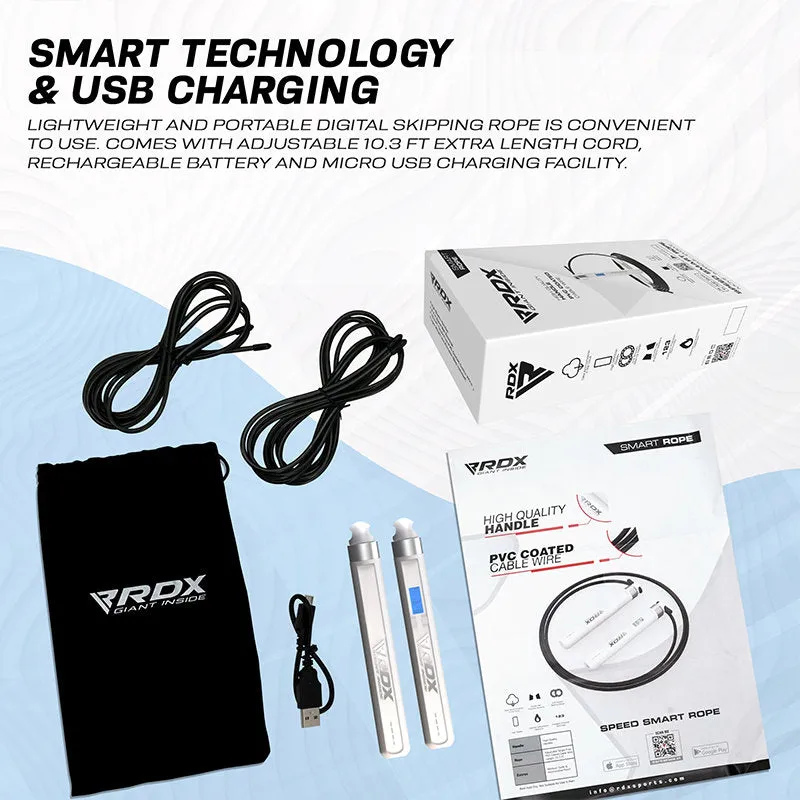 RDX 5P Corda Salto Smart Bianca con Contatore