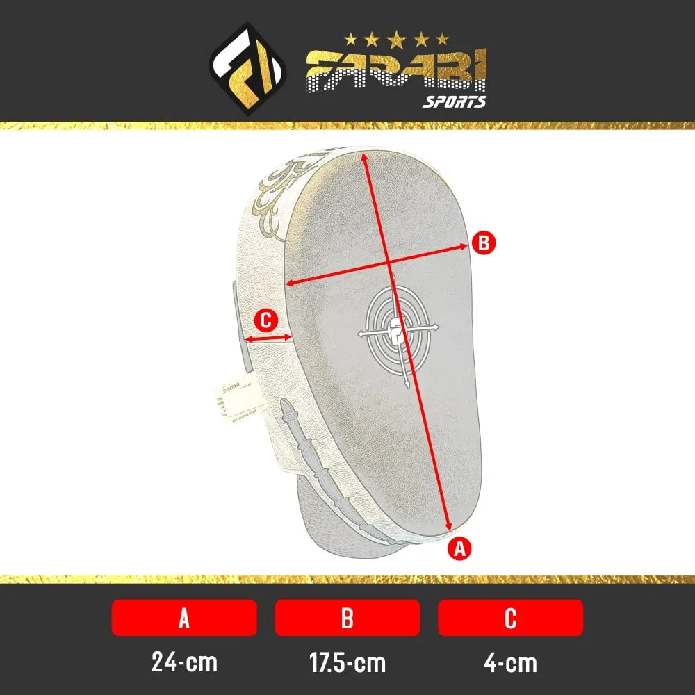 Farabi Sports colpitori curvi pelle boxe coppia